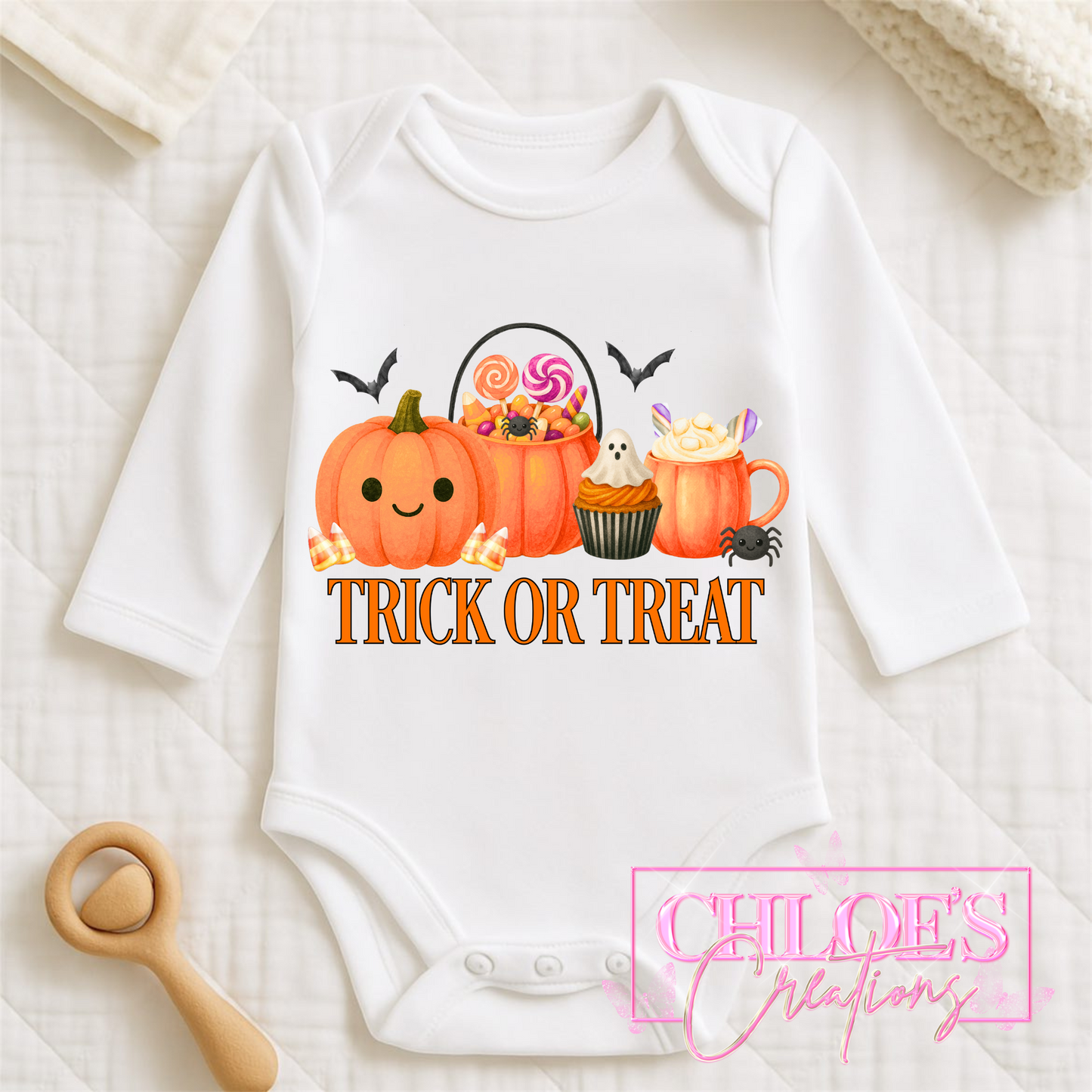 Trick Or Treat Baby Grow