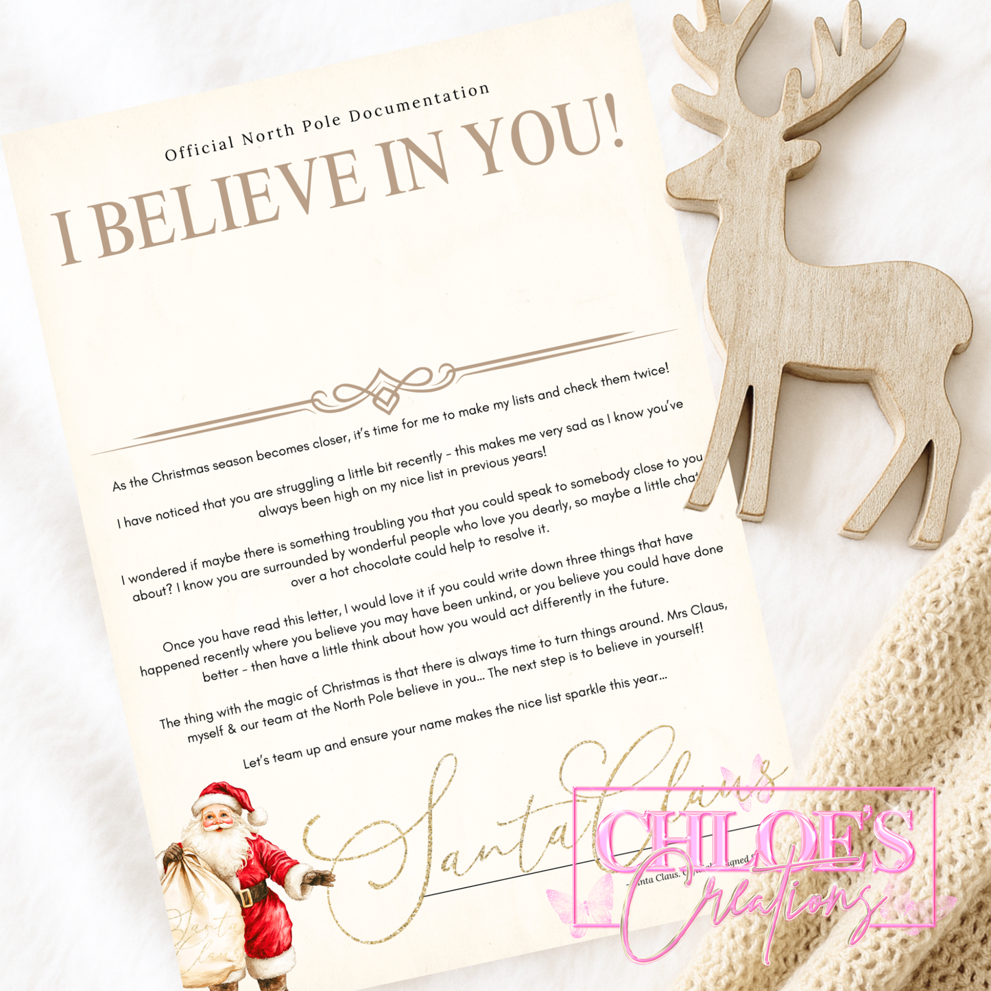 Santa & His Sack Certificate
