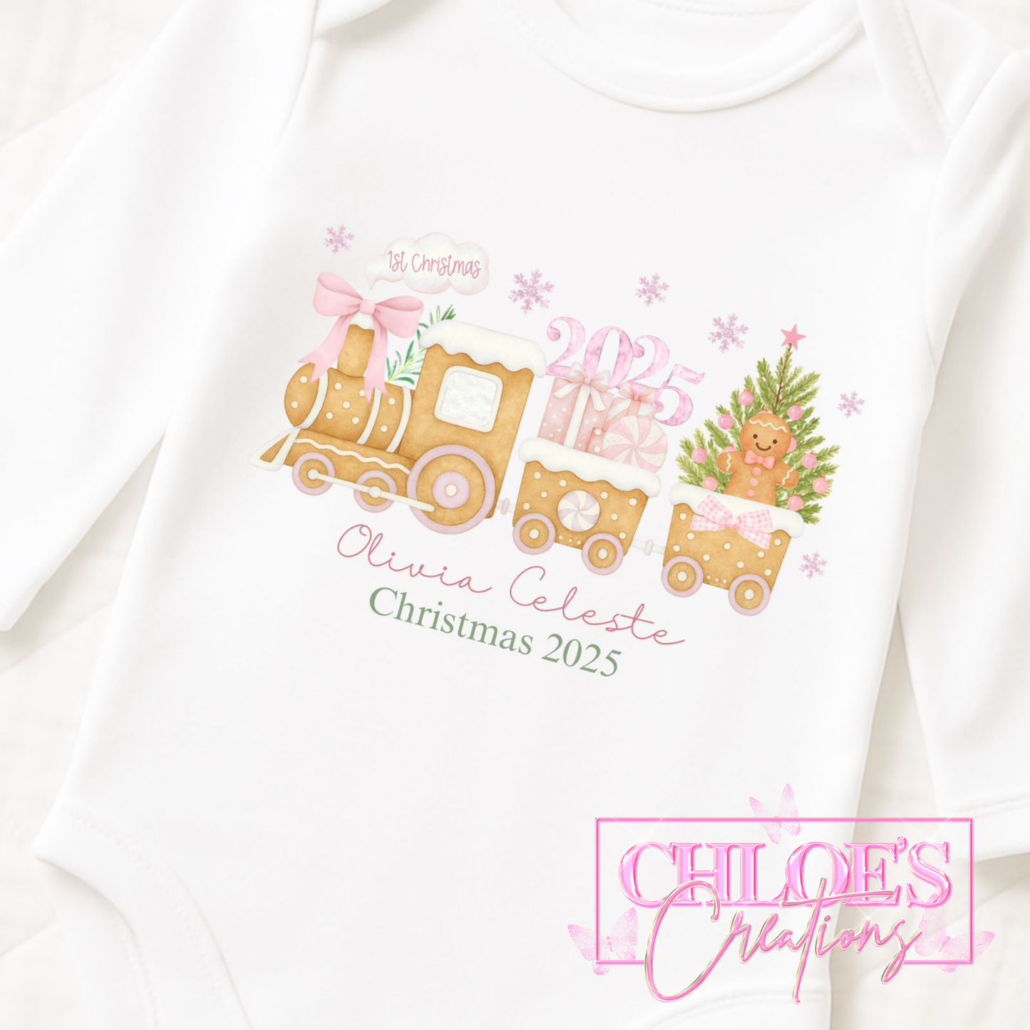 First Christmas Baby Grow