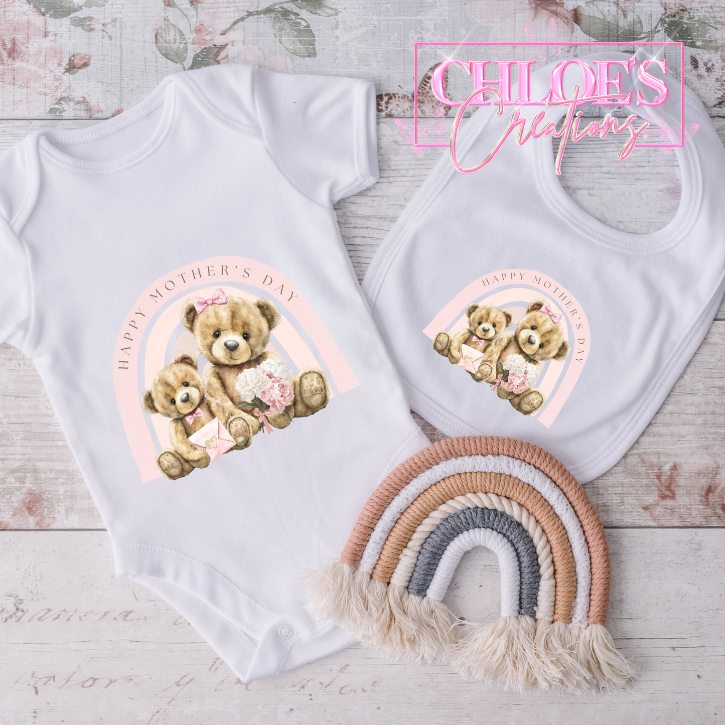 Mother’s Day Bodysuit & Bib Set