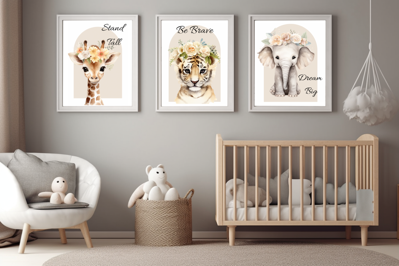 A4 Safari Animal Quote