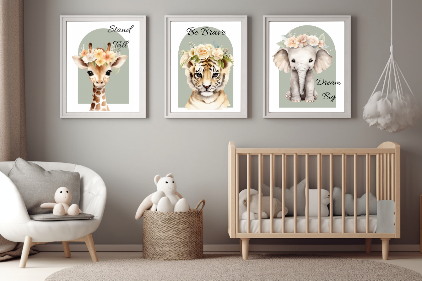 A4 Safari Animal Quote