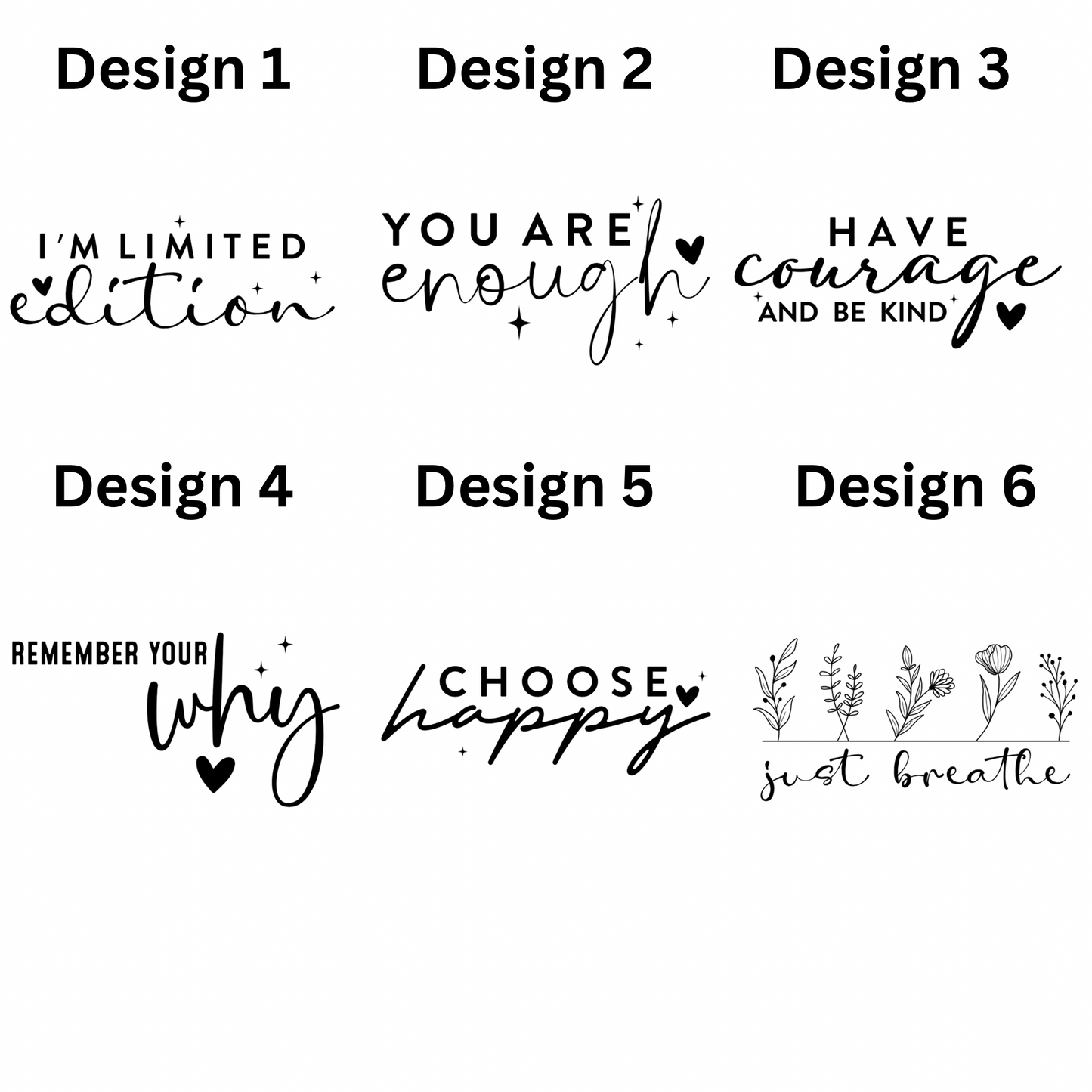 3 A5 Motivational Prints