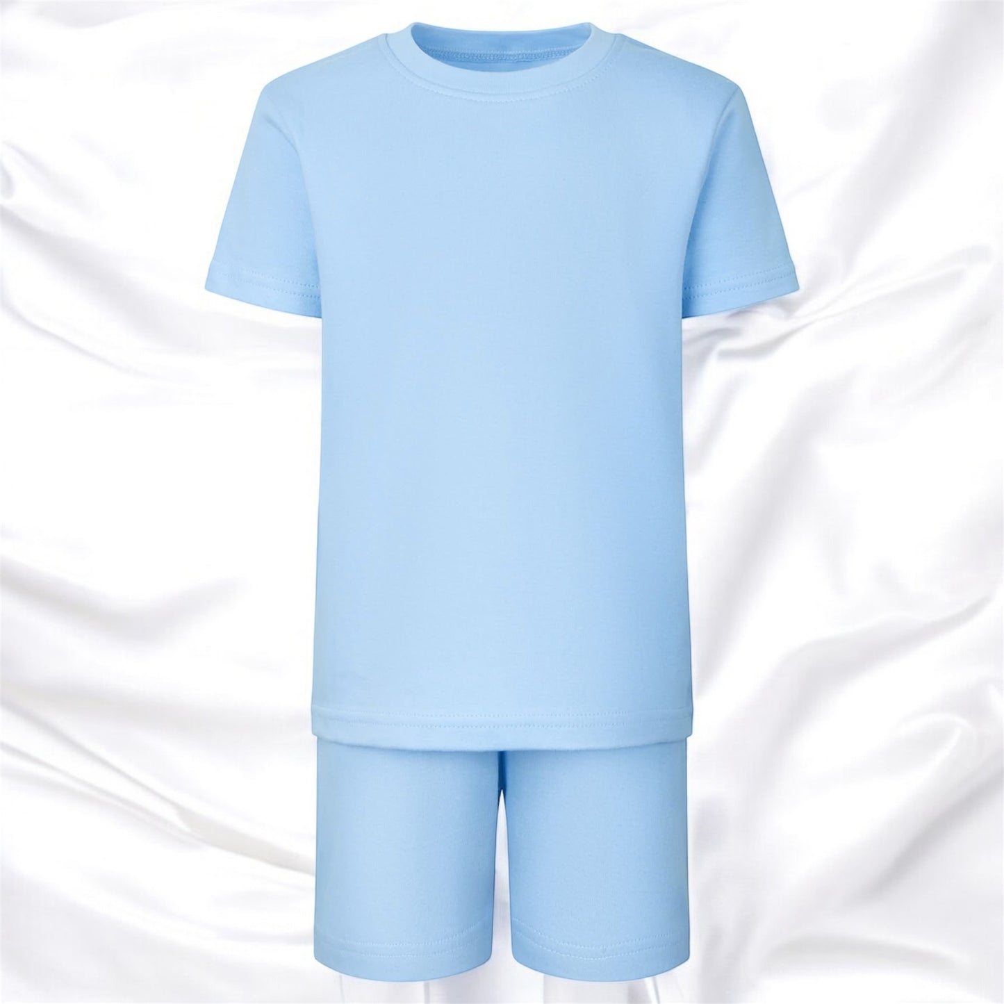 Plain T-Shirt & Shorts Set