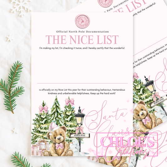 North Pole Certificates