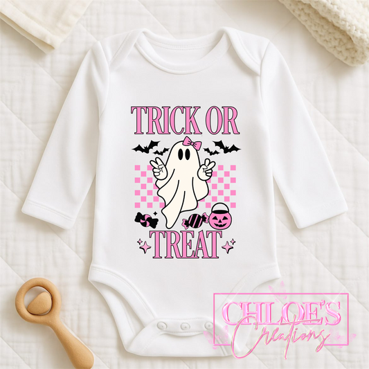 Trick Or Treat Baby Grow