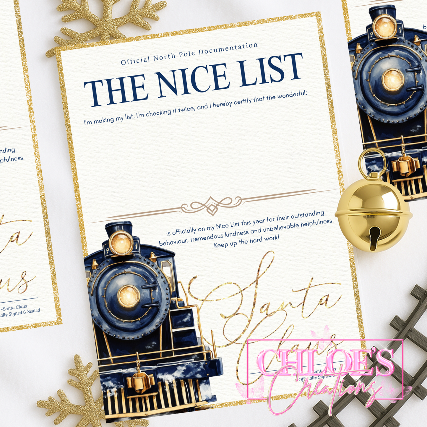 Polar Express Certificate