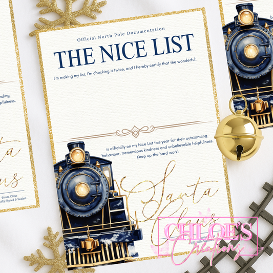 Polar Express Certificate