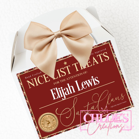 Nice List Treat Box