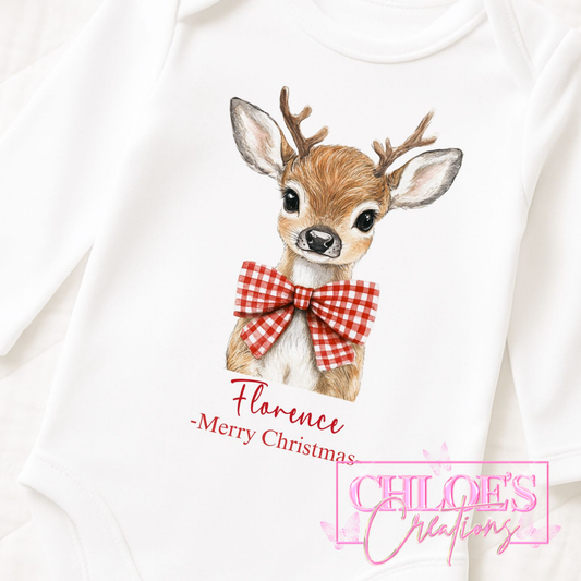 Reindeer Baby Grow