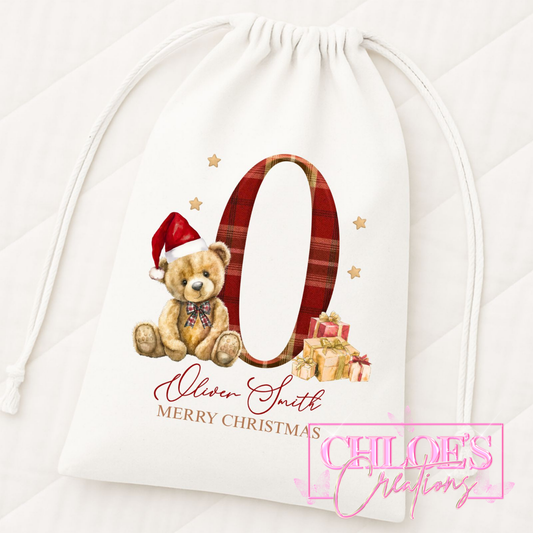 Initial Drawstring Bag