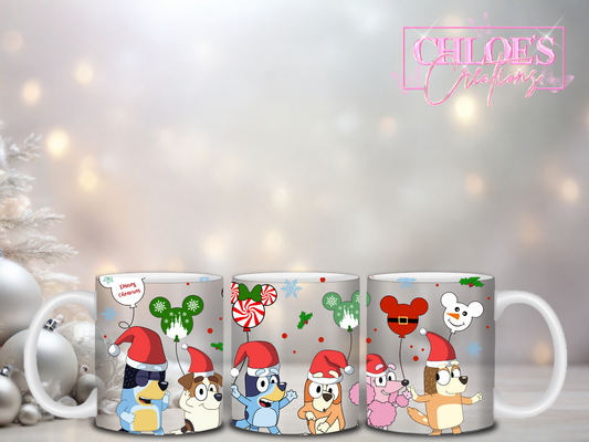 Unbreakable Christmas Bluey Mug