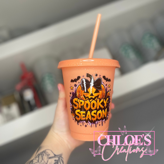 16oz Spooky Season Cold Cup
