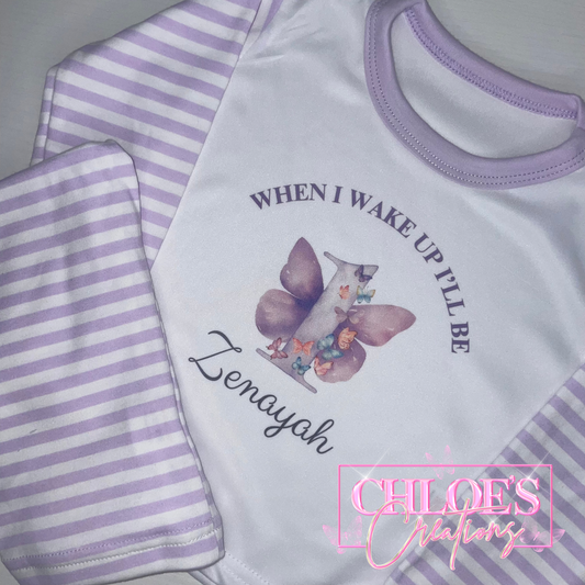 Butterfly Birthday Pjs