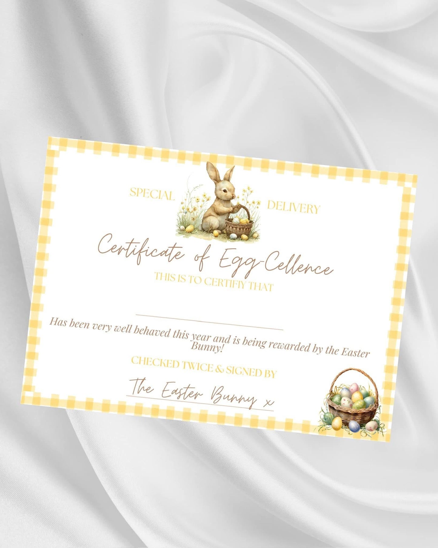 Easter Certificates
