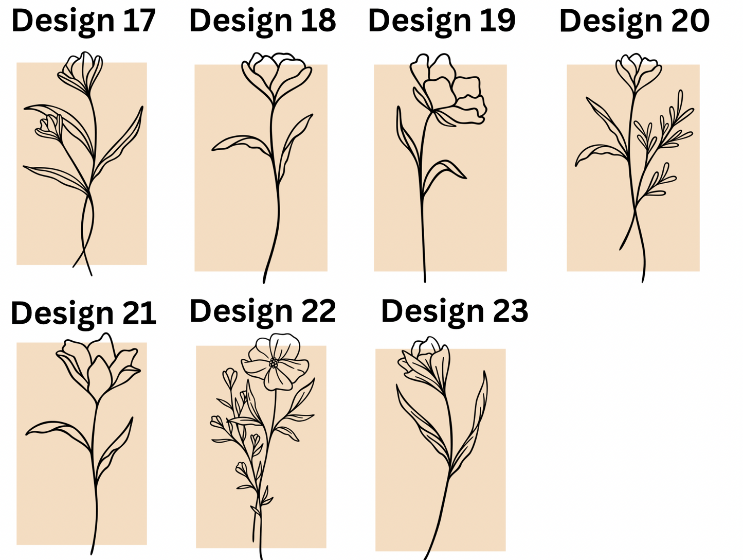 1 A5 Floral Print