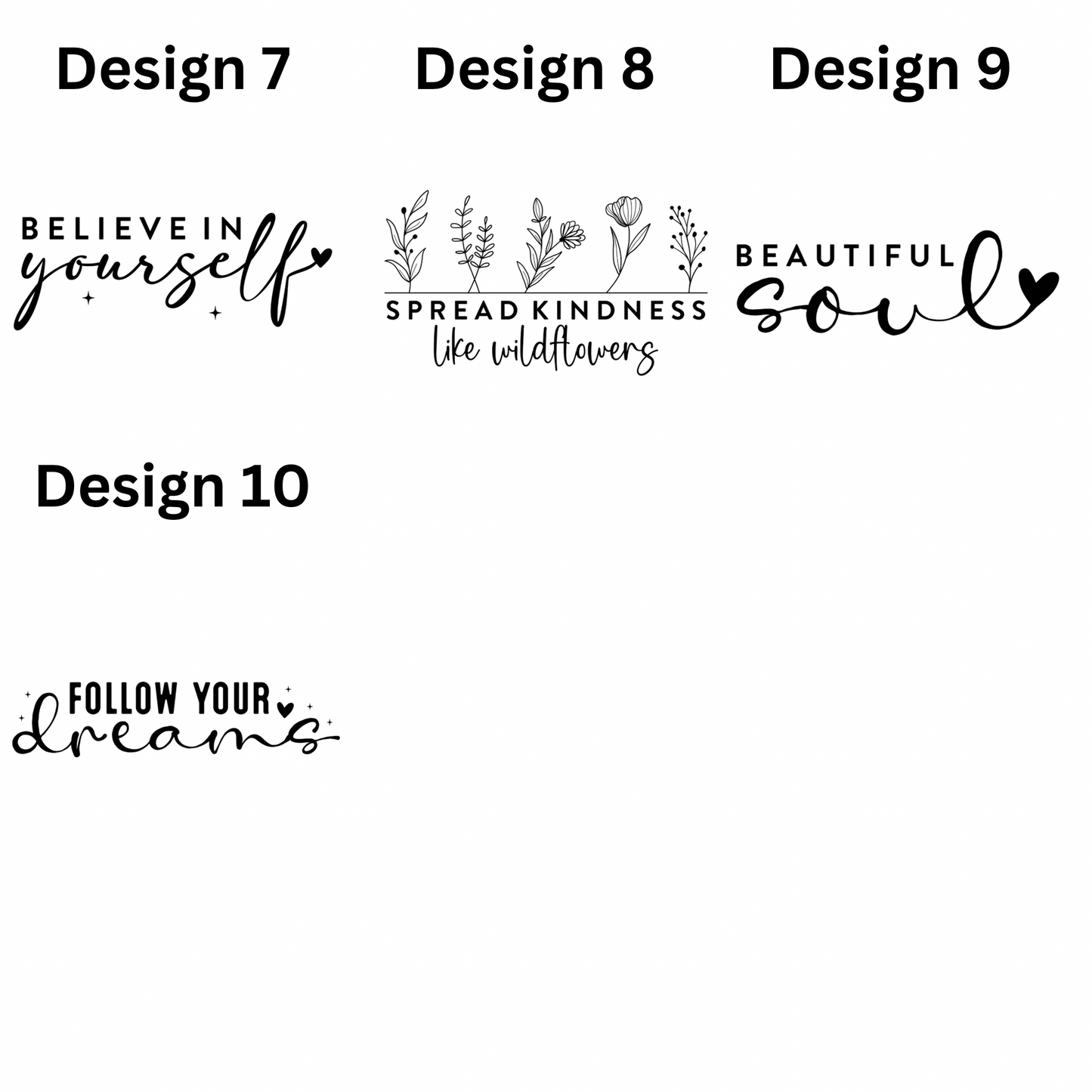 3 A4 Motivational Prints