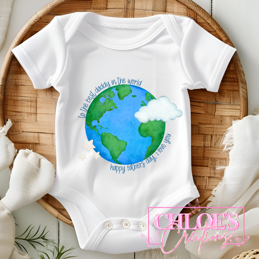 Best Daddy In The World Babygrow