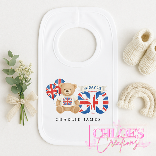 VE Day Bib